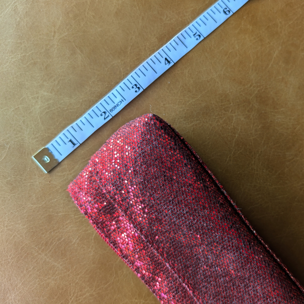 YBF Glittery Red Zip Pouch Art Pencils / MakeUp Bag / Stationery Supplies - NWOT - Picture 12 of 14